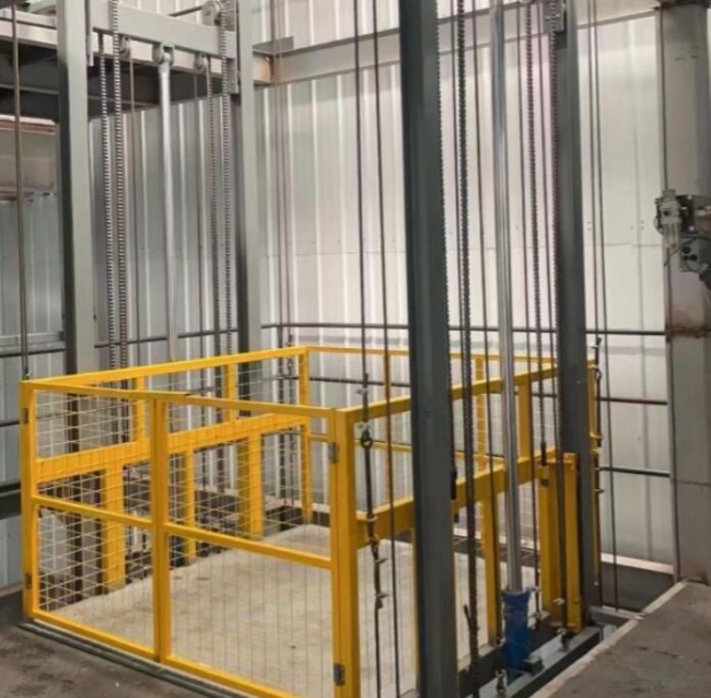 珠海导轨式升降机一般加工周期